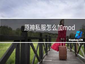 原神私服怎么加mod