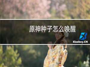 原神种子怎么唤醒