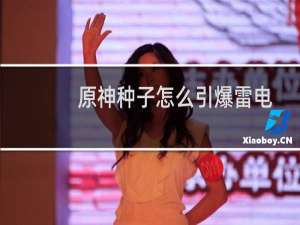 原神种子怎么引爆雷电