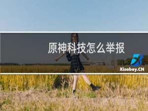 原神科技怎么举报