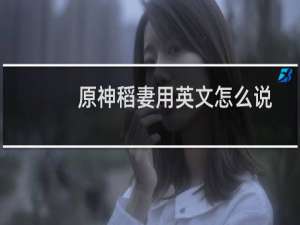 原神稻妻用英文怎么说
