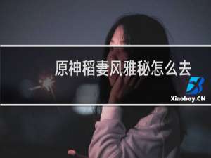 原神稻妻风雅秘怎么去