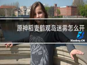 原神稻妻鹤观岛迷雾怎么开