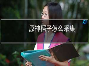 原神稻子怎么采集