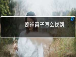 原神笛子怎么找到