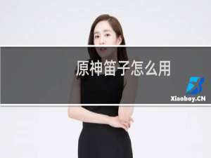 原神笛子怎么用