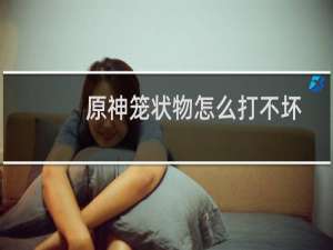 原神笼状物怎么打不坏
