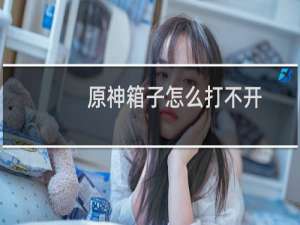 原神箱子怎么打不开