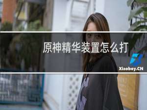 原神精华装置怎么打