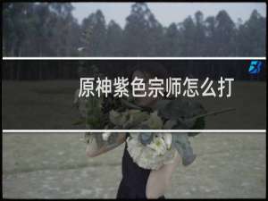 原神紫色宗师怎么打