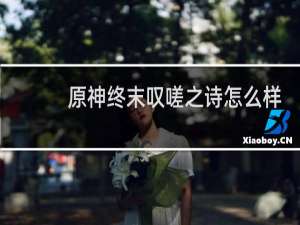 原神终末叹嗟之诗怎么样