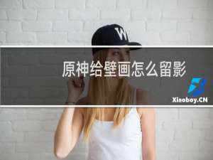 原神给壁画怎么留影