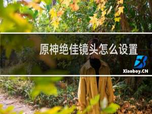 原神绝佳镜头怎么设置