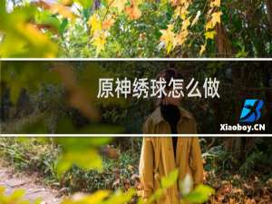 原神绣球怎么做