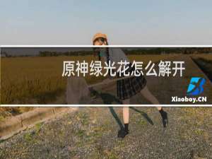 原神绿光花怎么解开