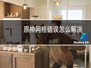 原神网格错误怎么解决