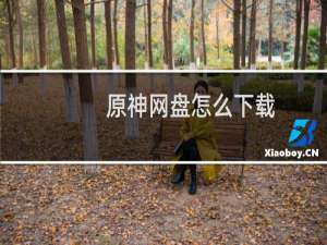 原神网盘怎么下载