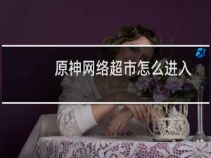 原神网络超市怎么进入