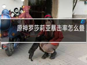 原神罗莎莉亚暴击率怎么叠