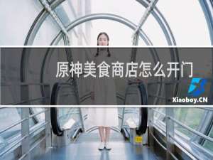 原神美食商店怎么开门