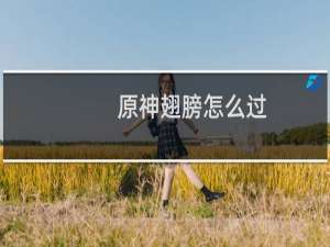 原神翅膀怎么过