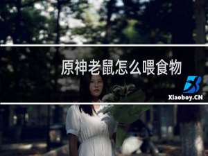 原神老鼠怎么喂食物