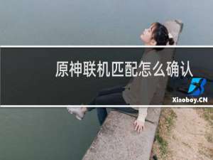 原神联机匹配怎么确认