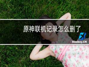 原神联机记录怎么删了