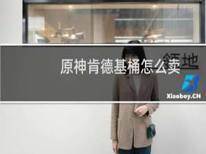 原神肯德基桶怎么卖