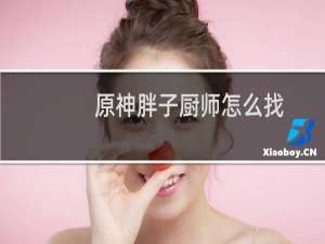 原神胖子厨师怎么找