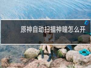 原神自动扫描神瞳怎么开