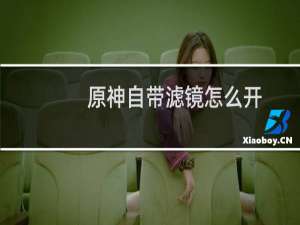 原神自带滤镜怎么开