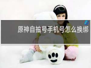 原神自抽号手机号怎么换绑