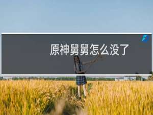 原神舅舅怎么没了