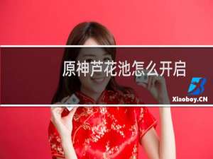 原神芦花池怎么开启