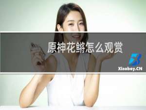 原神花鳉怎么观赏