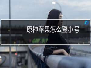 原神苹果怎么登小号