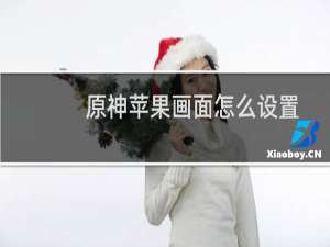 原神苹果画面怎么设置