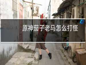 原神茄子老马怎么打怪