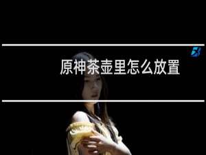 原神茶壶里怎么放置