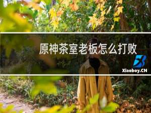 原神茶室老板怎么打败