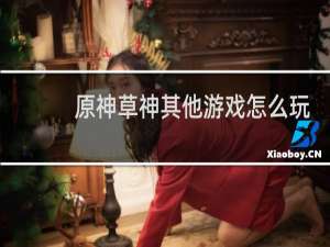 原神草神其他游戏怎么玩