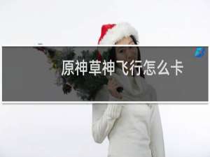 原神草神飞行怎么卡