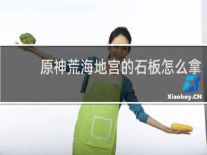 原神荒海地宫的石板怎么拿