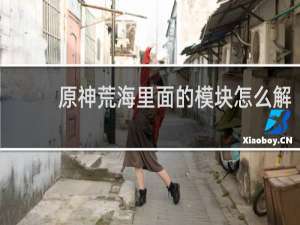 原神荒海里面的模块怎么解