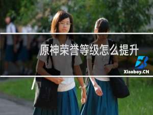 原神荣誉等级怎么提升