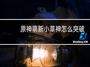 原神萌新小草神怎么突破