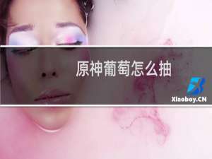 原神葡萄怎么抽