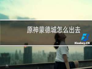 原神蒙德城怎么出去