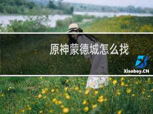 原神蒙德城怎么找